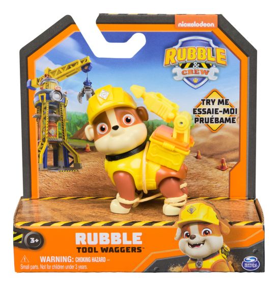 Rubble 4 Rubble & Crew Action Pack Pup Rubble | DHS Toys