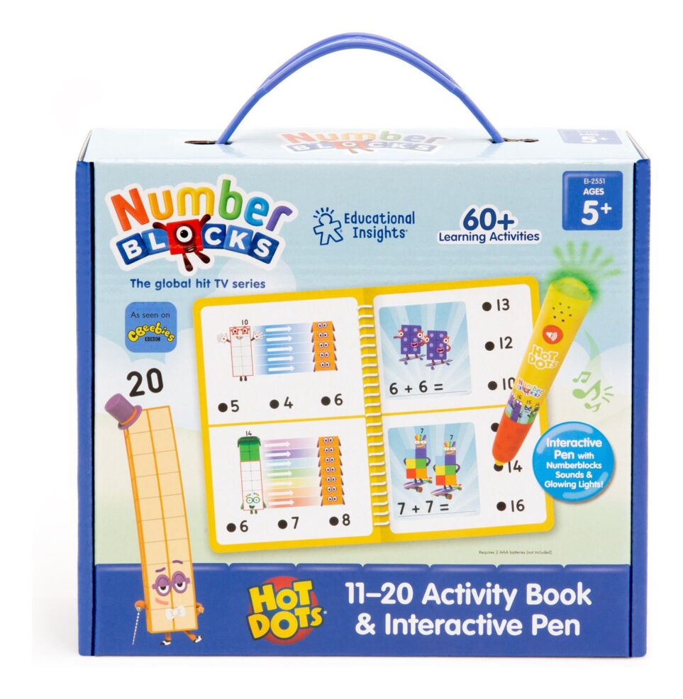 Numberblocks 11-20 Activity Book & Interactive Pen | DHS Toys